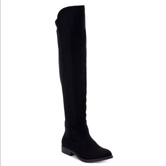 New! Style & Co Haley Black Microsuede Boot Multiple Sizes, Wide Calf - Picture 3 of 10
